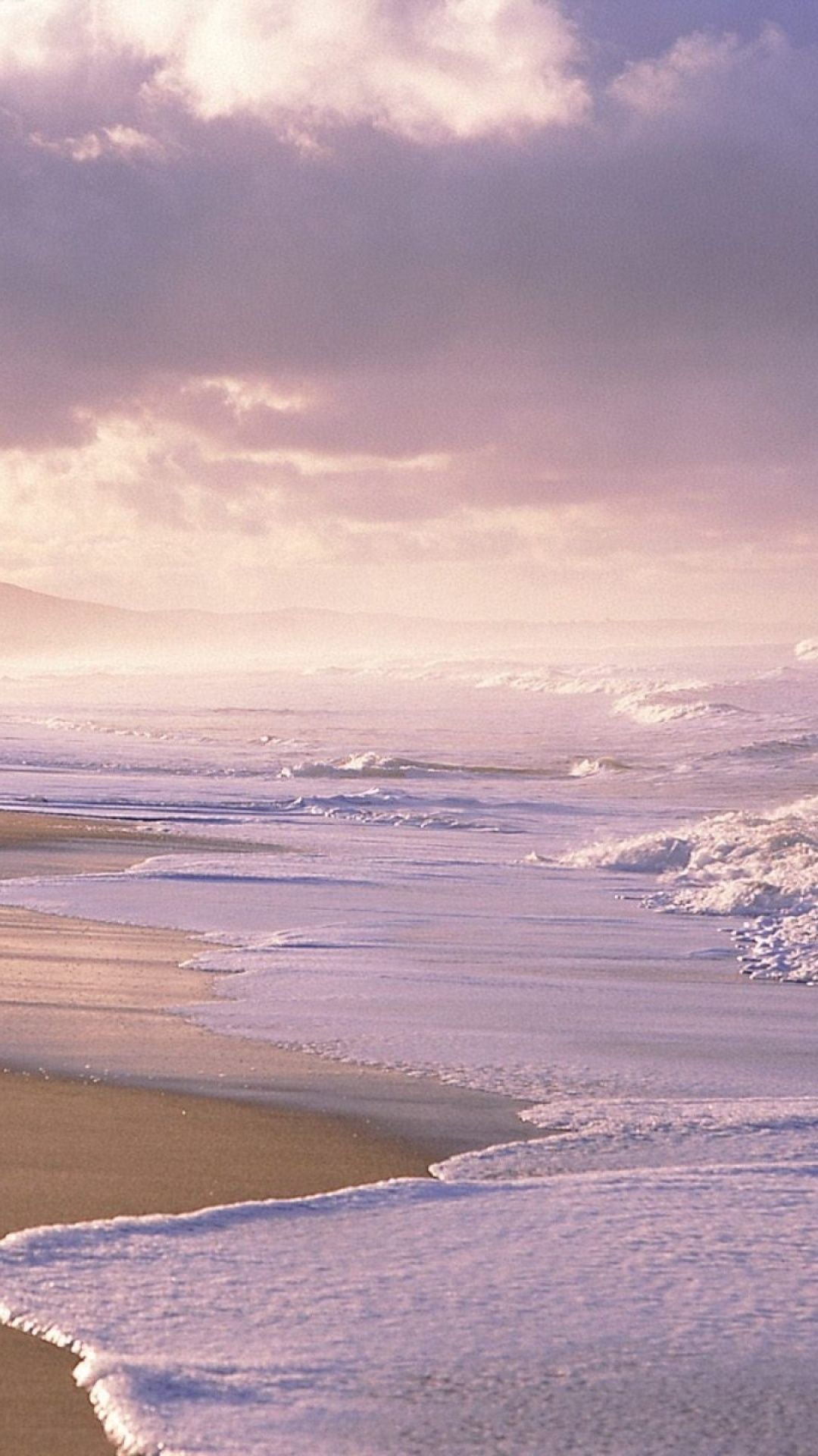 Liliac Sky Ocean & Beach desktop PC and Mac wallpaper