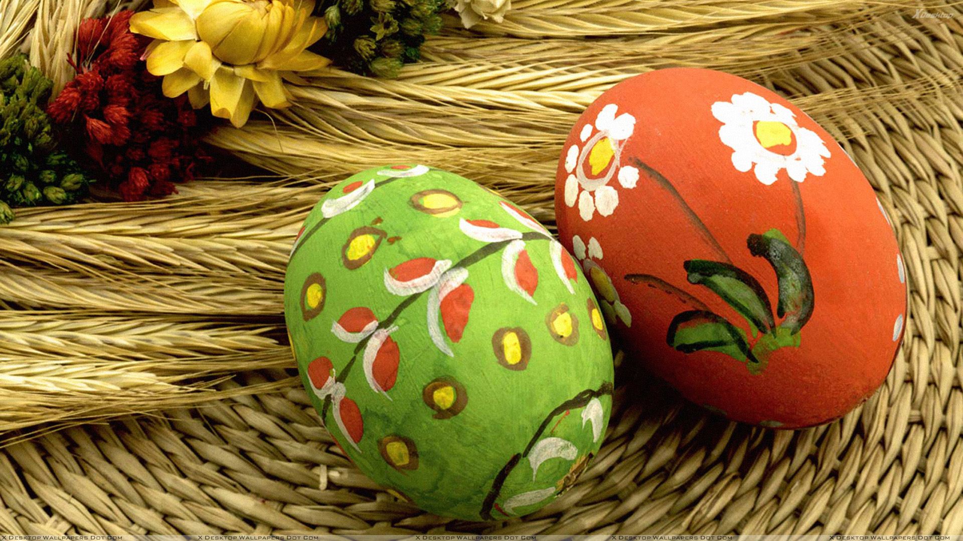 Art With Paint On Eggs Wallpaper