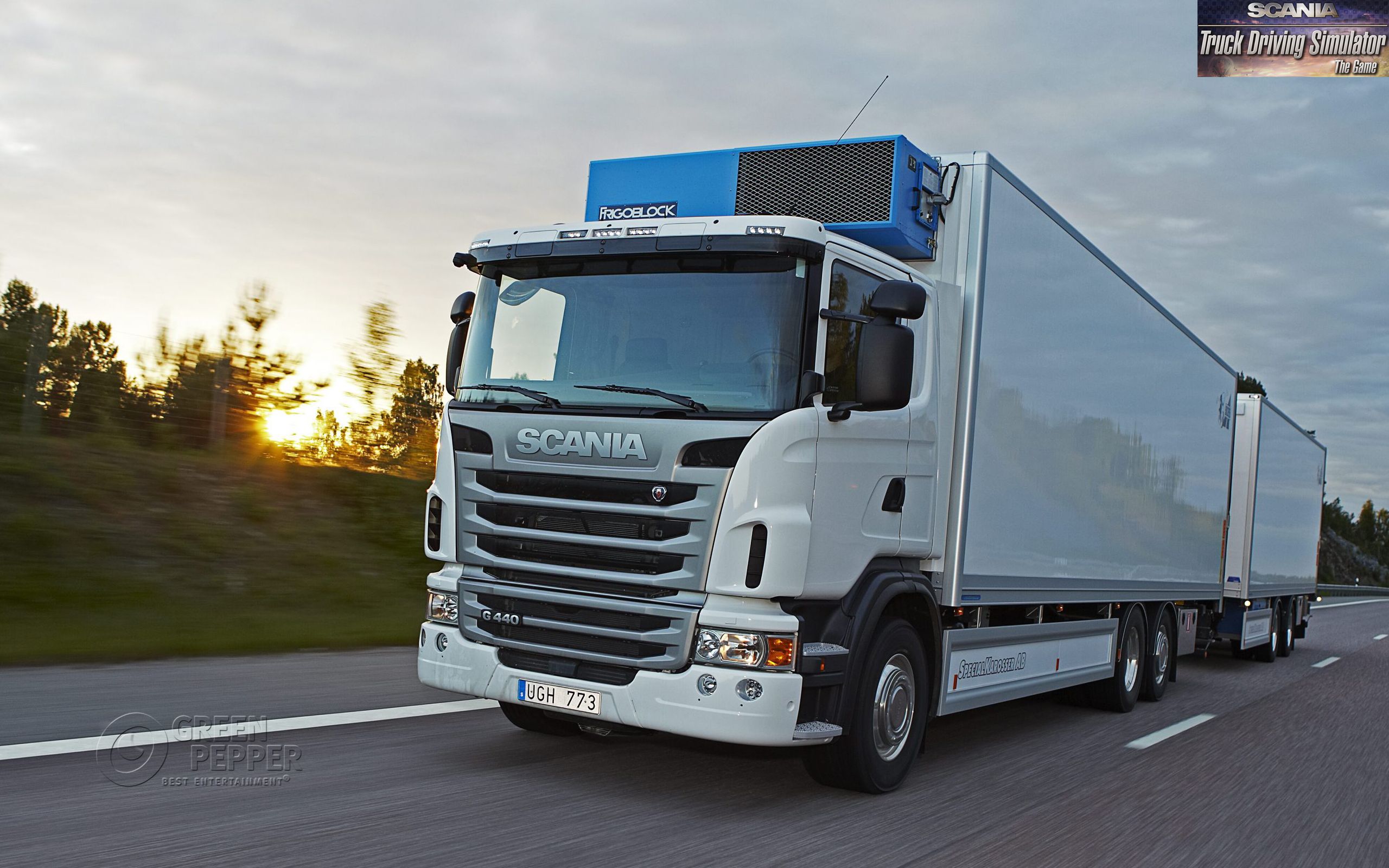 Scania Truck Driving Simulator: The Game promotional art