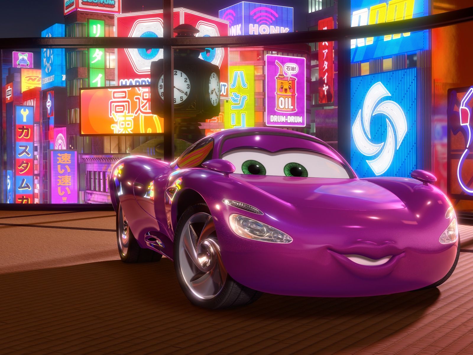 Holley Shiftwell in Cars 2 Movie Wallpaper in jpg format for free download
