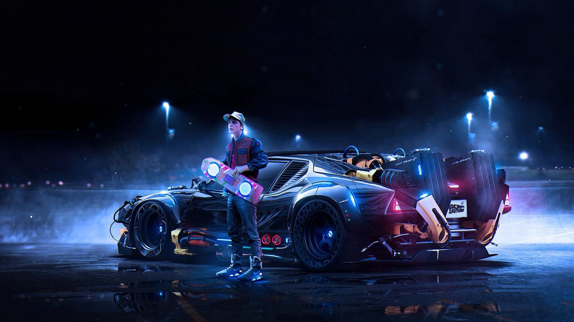 Back To The Future DeLorean Marty McFly, HD Movies, 4k Wallpaper, Image, Background, Photo and Picture