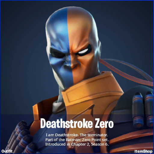 Deathstroke Zero Fortnite wallpaper
