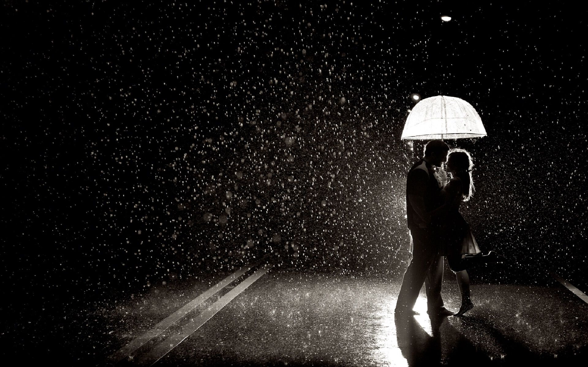 Cute HD Love and Romance Picture Of Couples In Rain