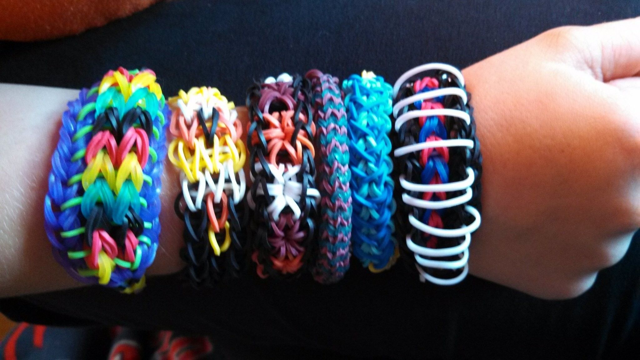 The Rainbow Loom bracelet trend is sweeping the nation