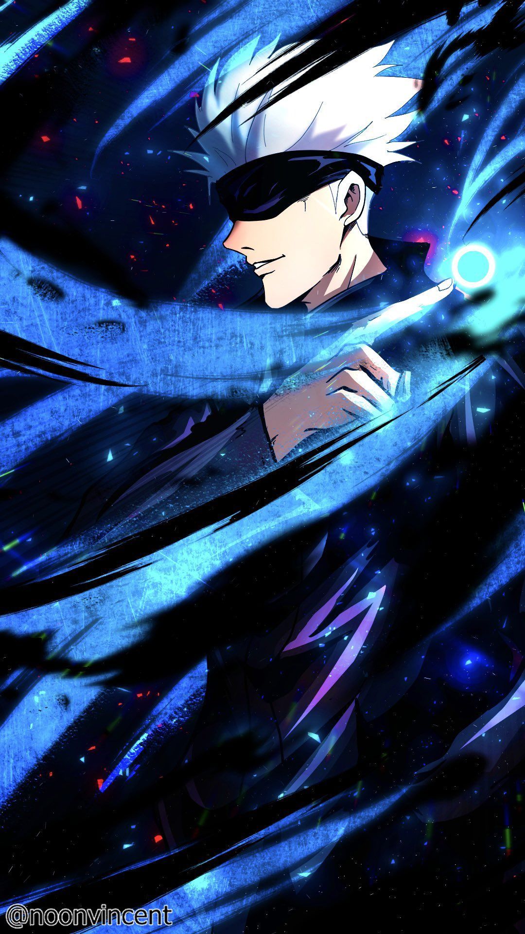 Jujutsu Kaisen Gojo. by noonvincent. Anime background, Jujutsu, Anime background wallpaper