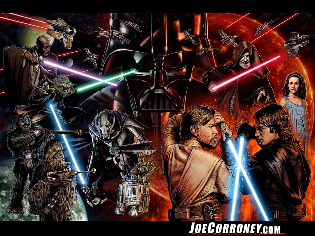 Star Wars Saga Wallpaper Wars Epic Poster