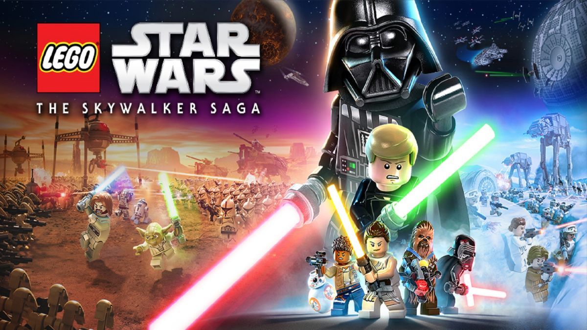 Lego Star Wars: The Skywalker Saga art shows off the different generations of the franchise
