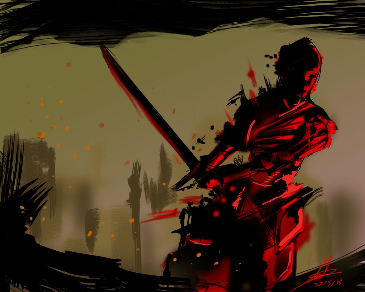 The bloody samurai by tatsumaru7 on Newgrounds