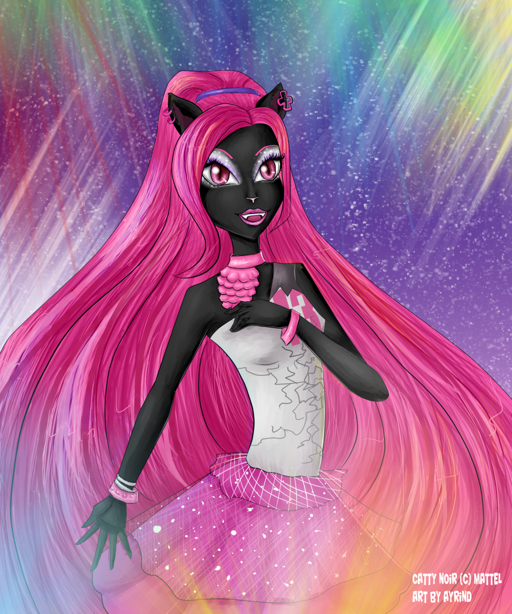 Monster High: Catty Noir. Monster high, Monster high characters, Monster high ghoulia