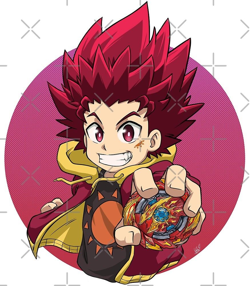 Hyuga Asahi With Super Hyperion From Beyblade Burst Superking By Kaw Dev