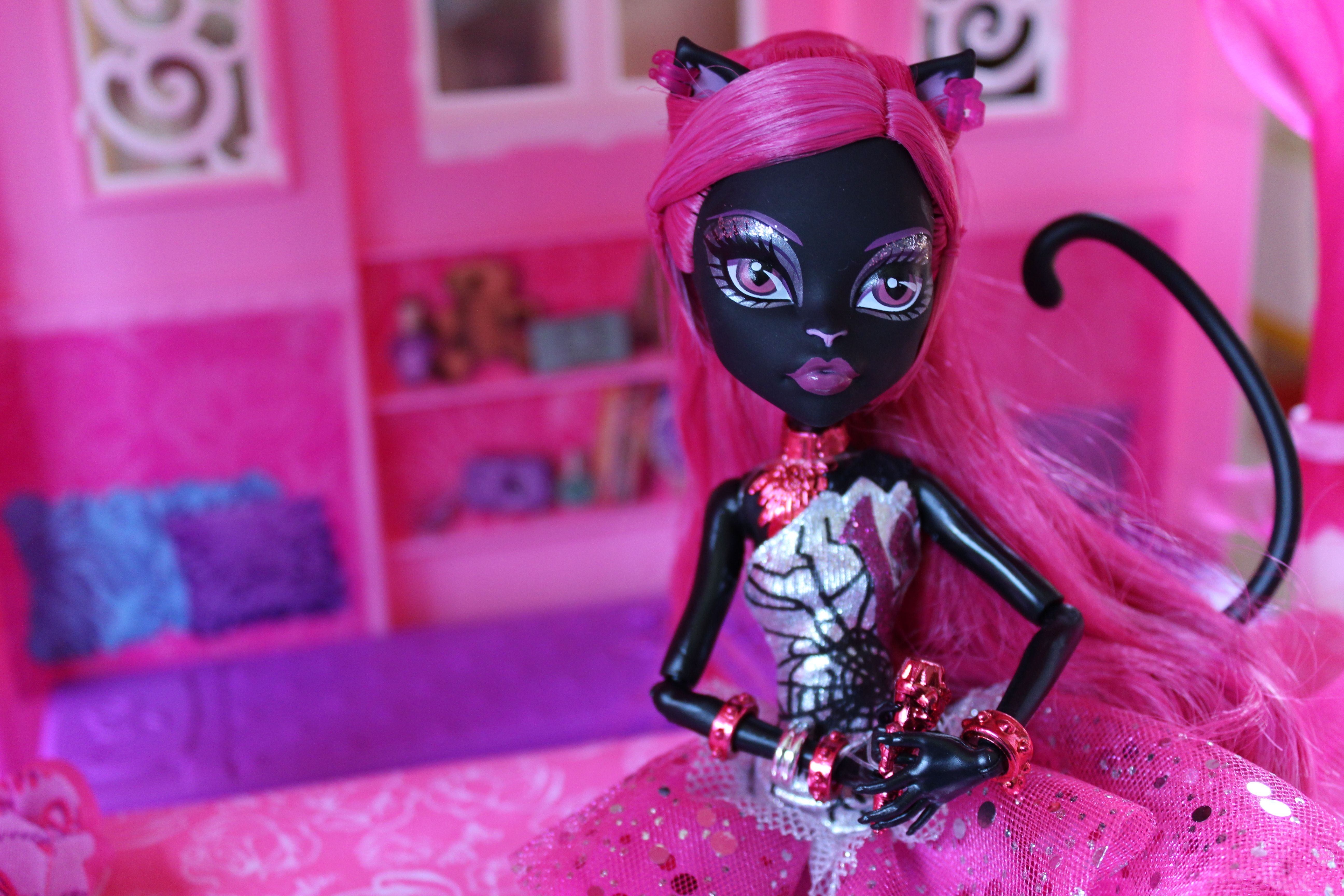 Dolly Review: Monster High Catty Noir (with edits on bottom). Confessions of a Doll Collectors Daughter