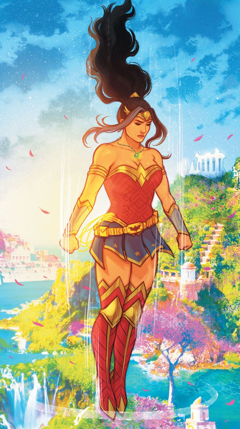 this panel from Immortal Wonder Woman by Jen Bartel is my new phone wallpaper