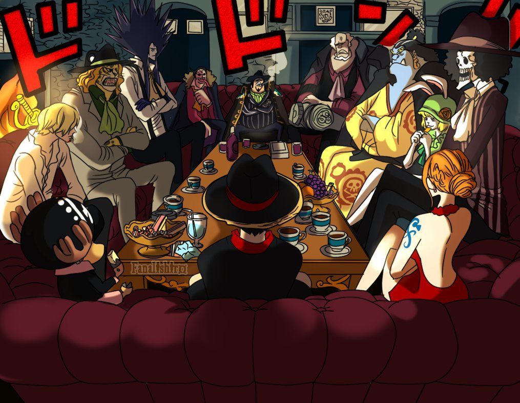 Réunion Mafia Mugiwara. One Piece Fanart, One Piece Manga, One Piece Luffy
