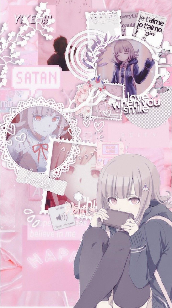 Chiaki nanami wallpaper. Anime wallpaper iphone, Anime wallpaper, Anime background