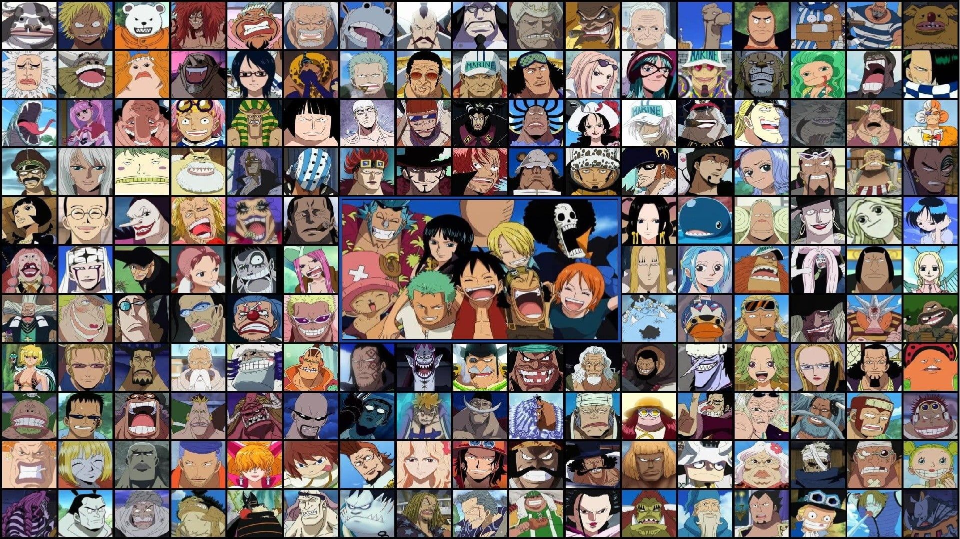 One Piece Characters Wallpapers  Wallpaper Cave