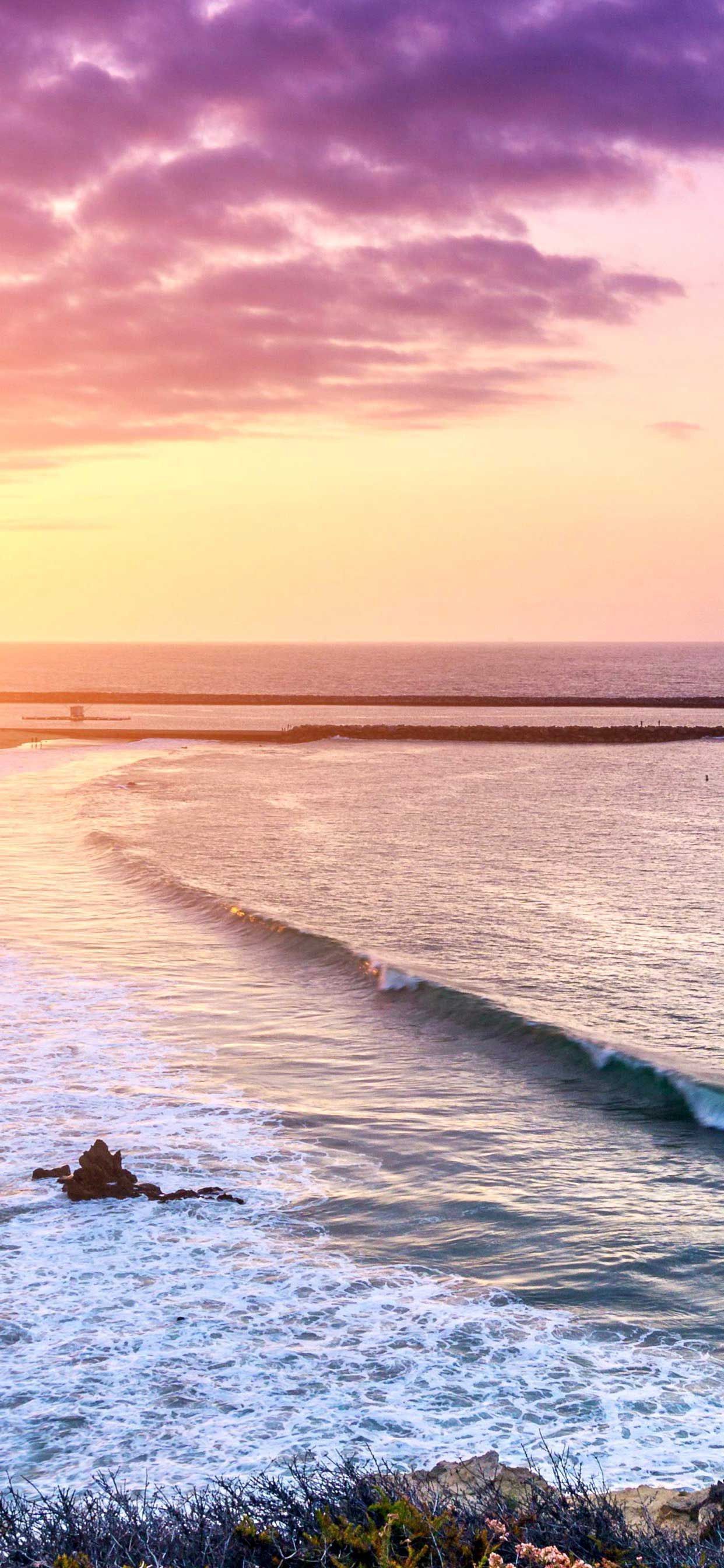 iPhone Wallpaper corona del mar newport beach HD. Scenery, Sunset nature, Best nature wallpaper