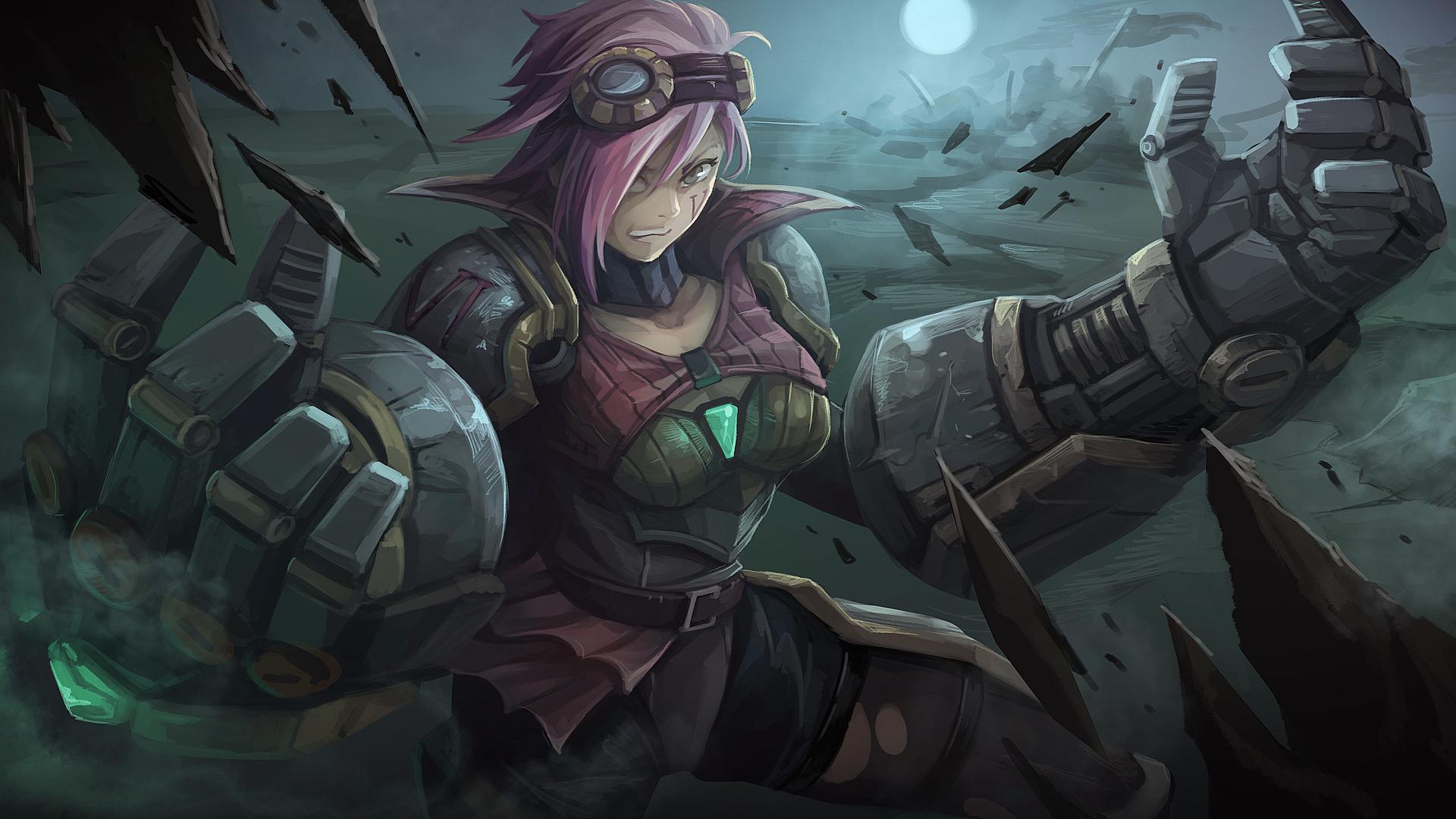 Hd Angry Vi In League Of Legends Wallpaper Of Legends Vi