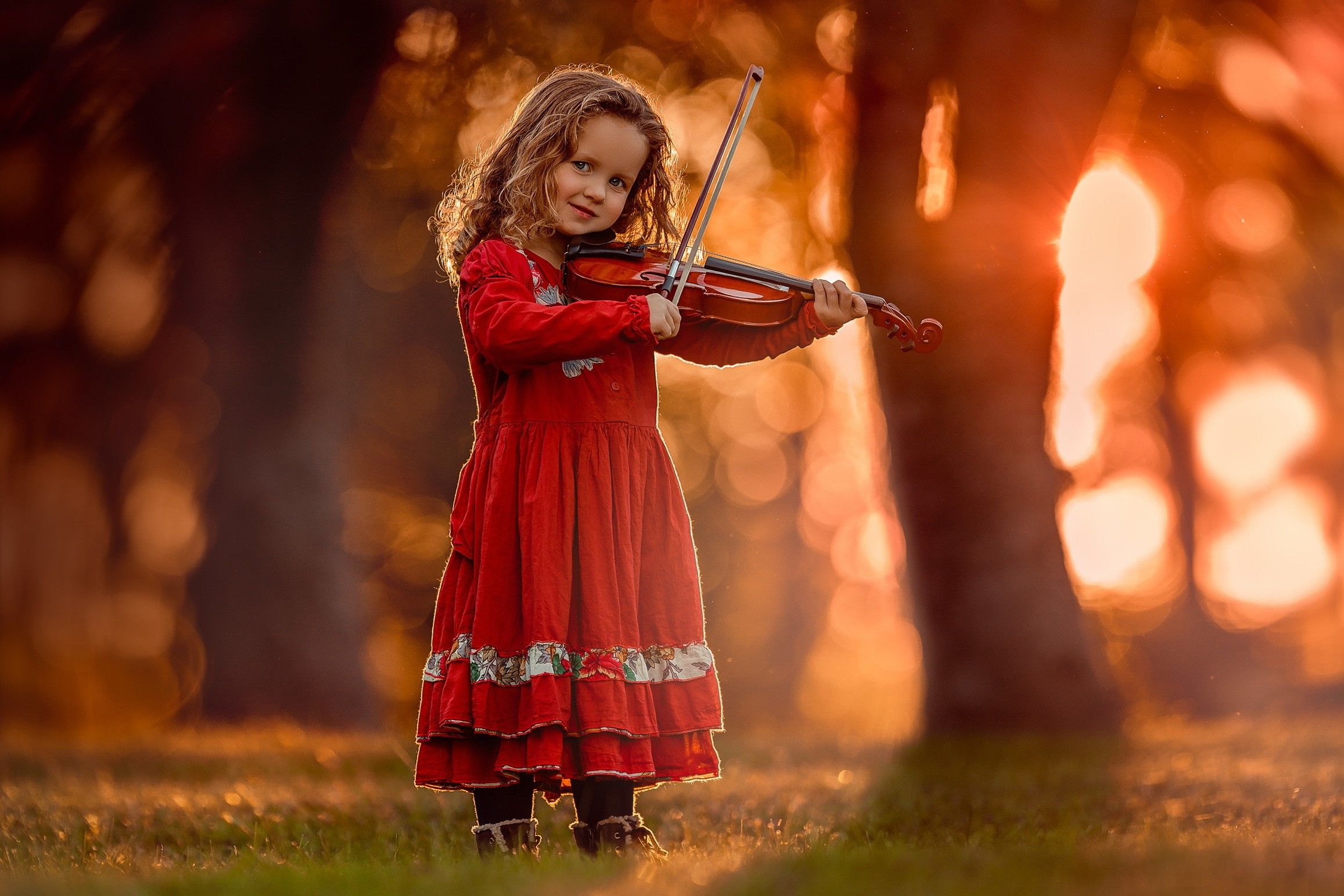 Wallpaper, children, red, photography, music, happy, Person, autumn, child 2314x1543