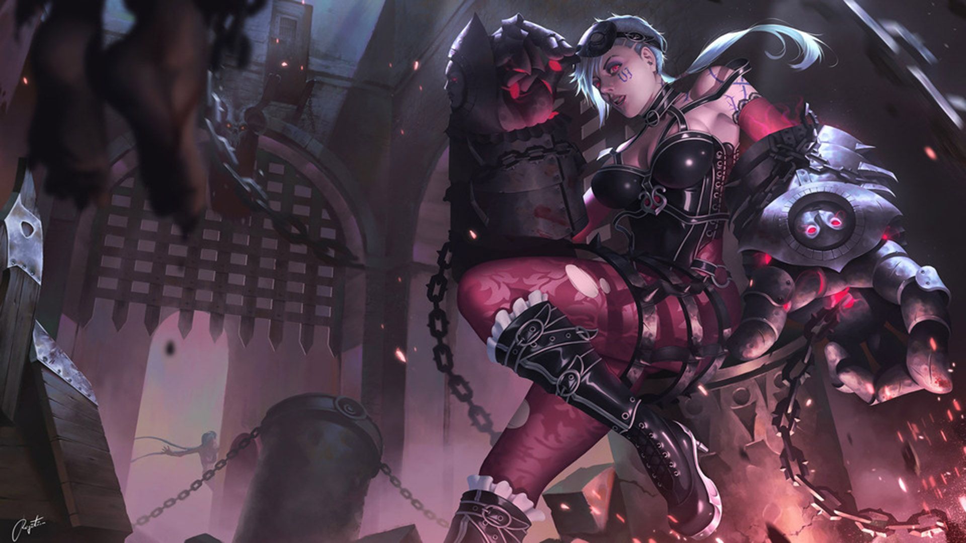 Gothic Vi Wallpaper HD 1920x1080 League Of Legends Wallpaper. Art Of LoL