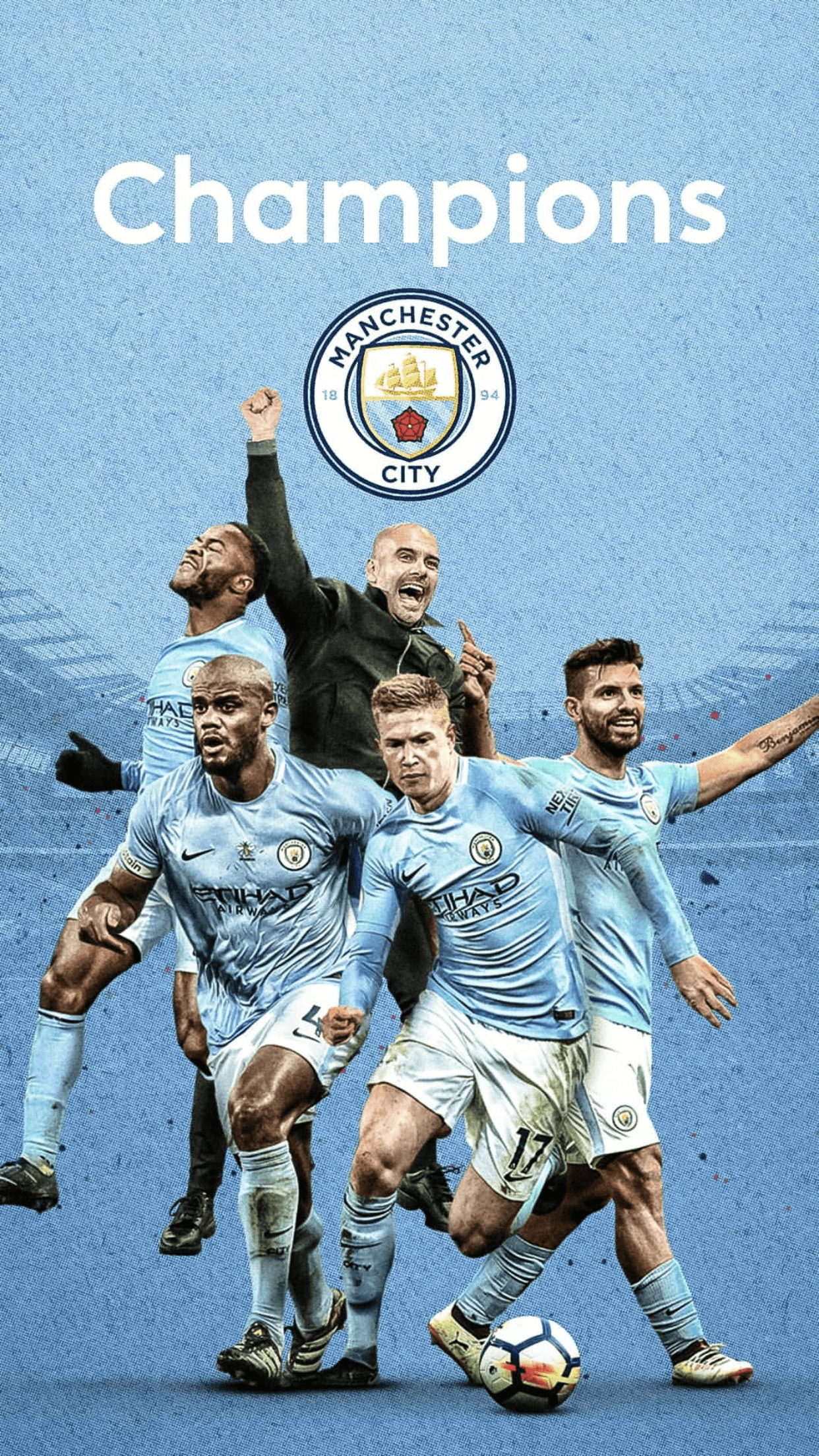 Man City Champions 2018 Wallpaper
