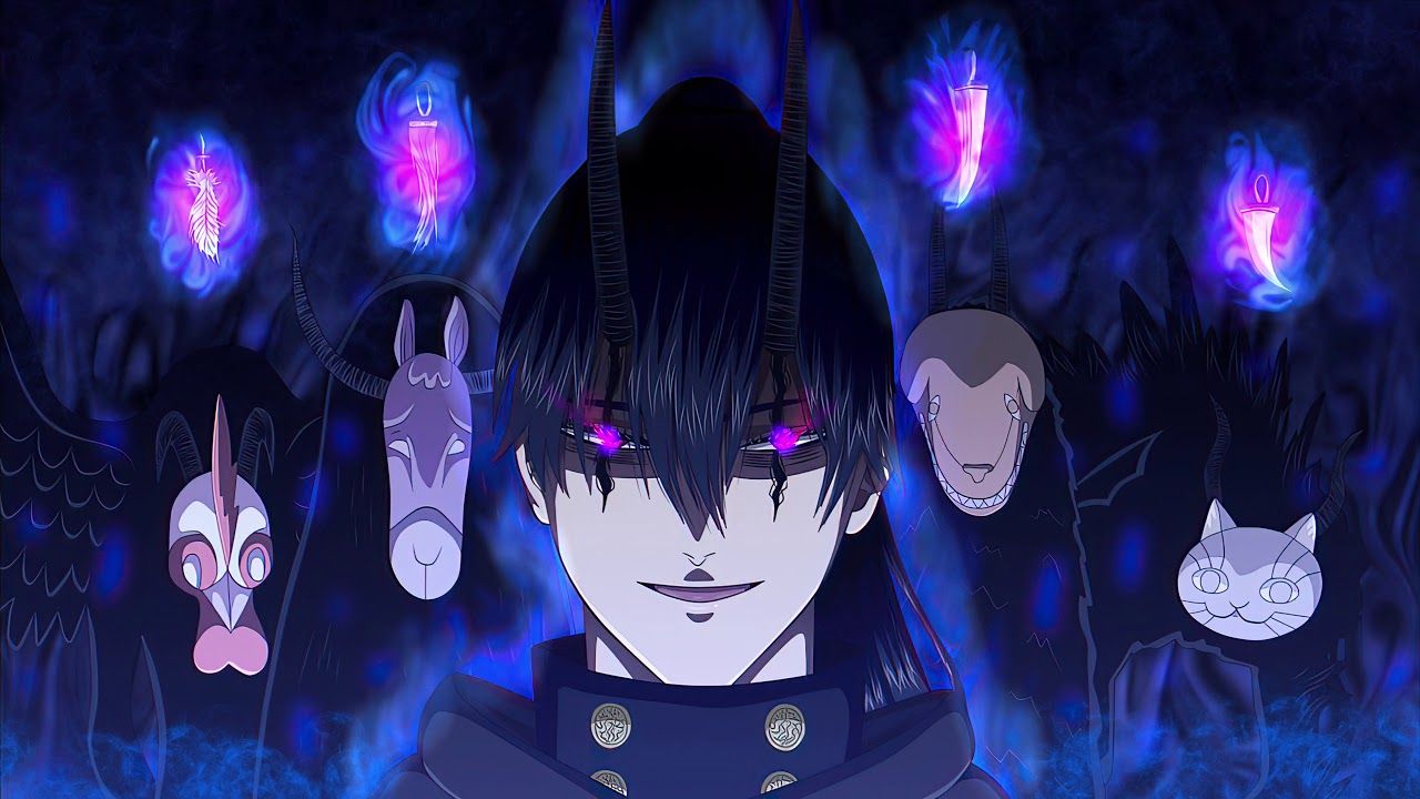 Live wallpaper 4K Nacht Faust (Black Clover)