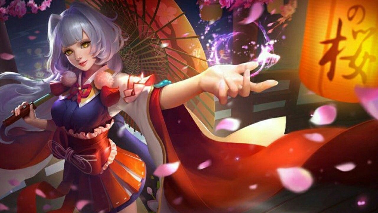 Kagura Witch I need this skin. Give me this please. C'mon guys!!. Mobile legend wallpaper, Mobile legends, Witch wallpaper