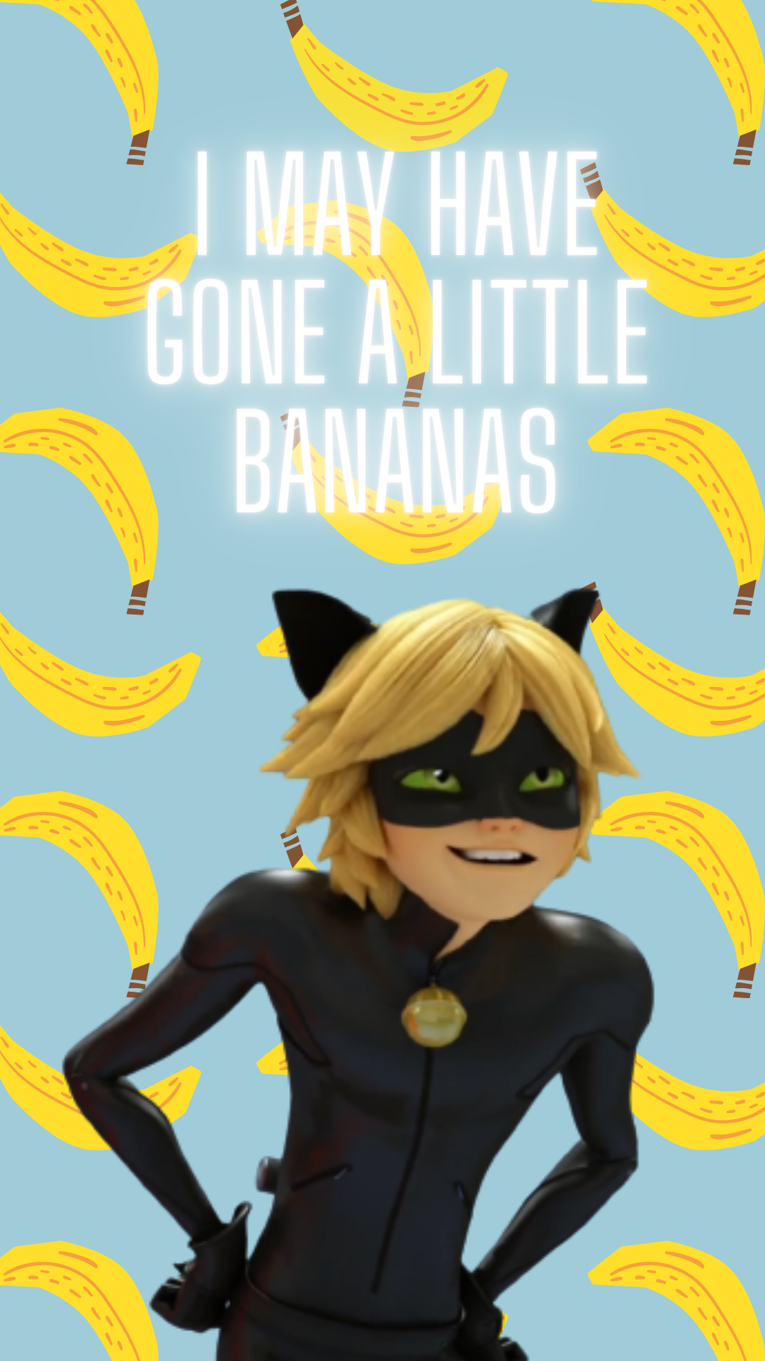 I made Cat noir wallpaper because yes!