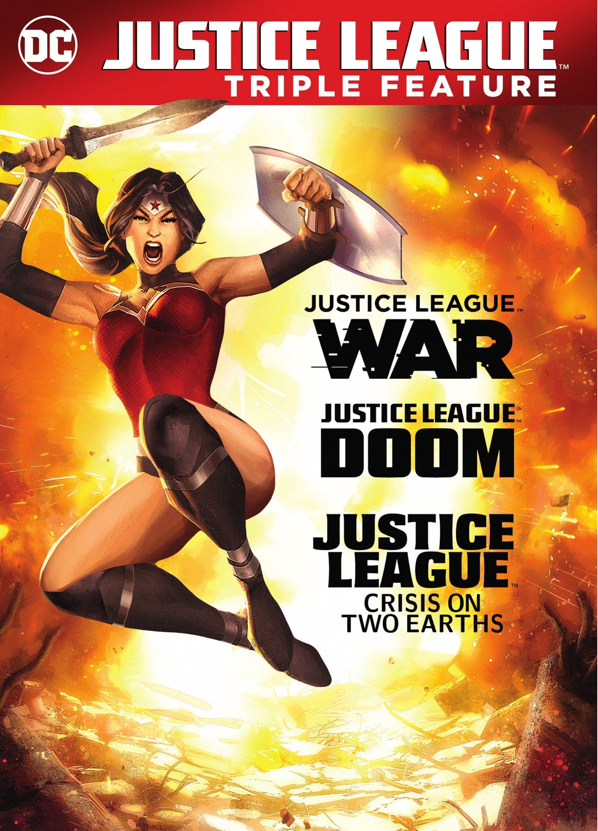 Justice League Triple Feature: War Doom Crisis On Two Earths [DVD]