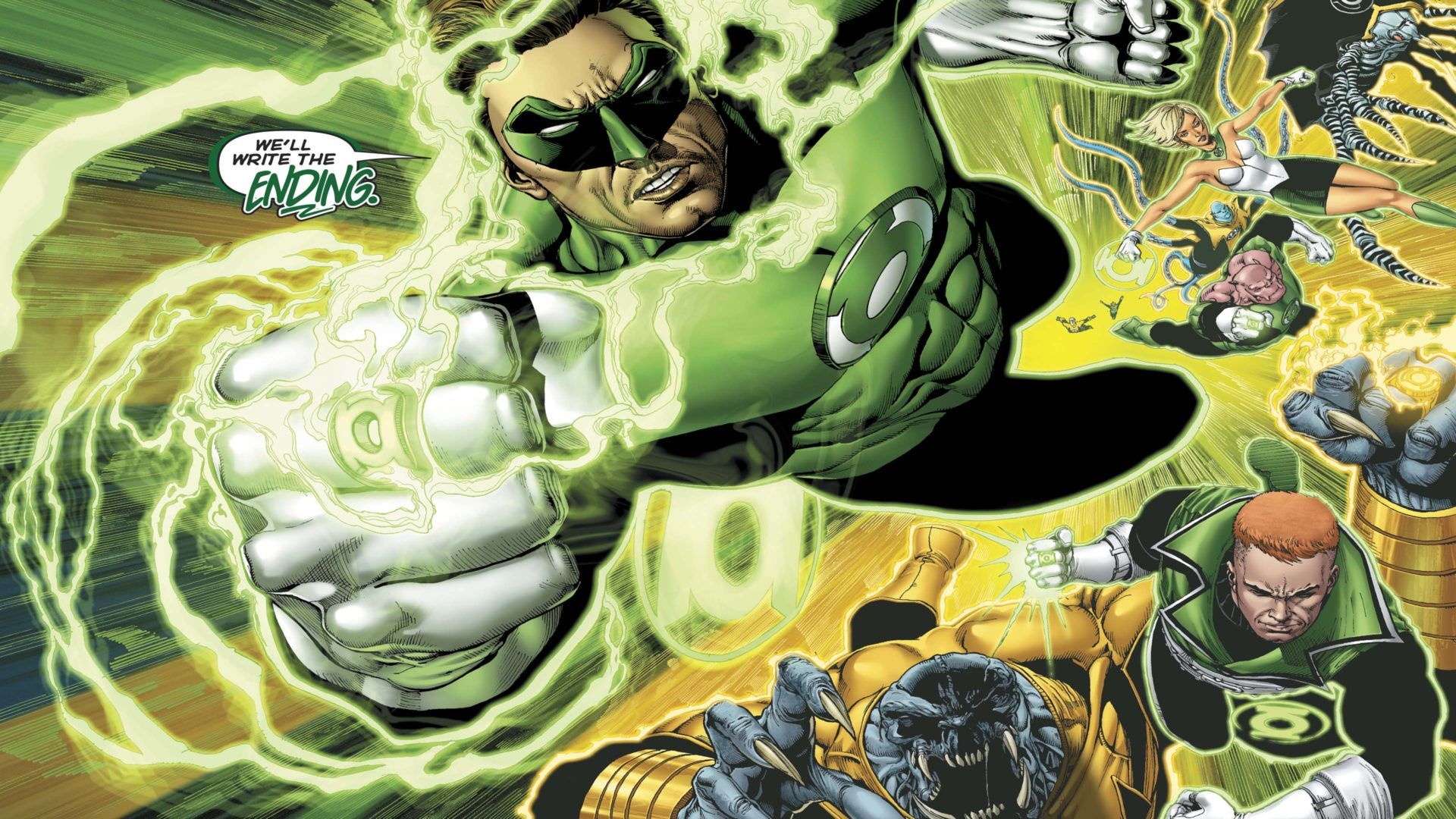 Green Lantern Corps Rebirth Hal Jordan 4k Ultra HD Wallpaper 3840x2400, Wallpaper13.com