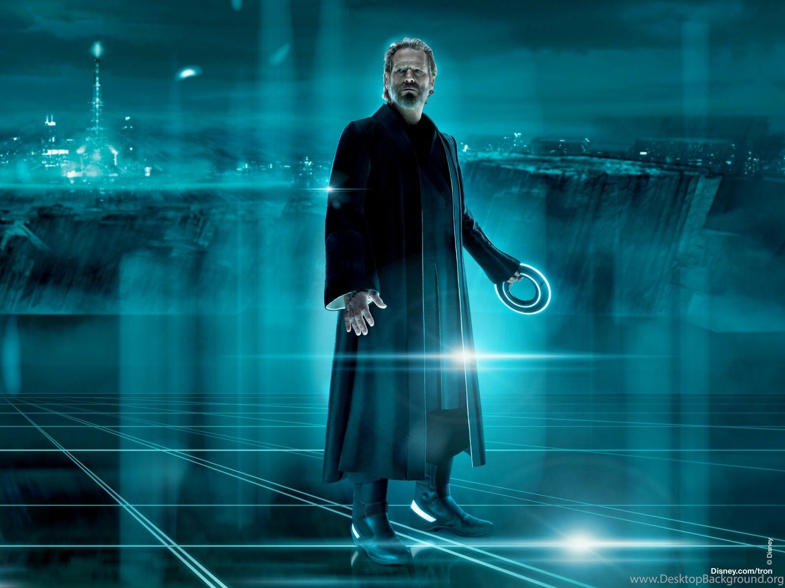 Kevin Flynn From Disney's Tron: Legacy Movie Desktop Wallpaper Desktop Background