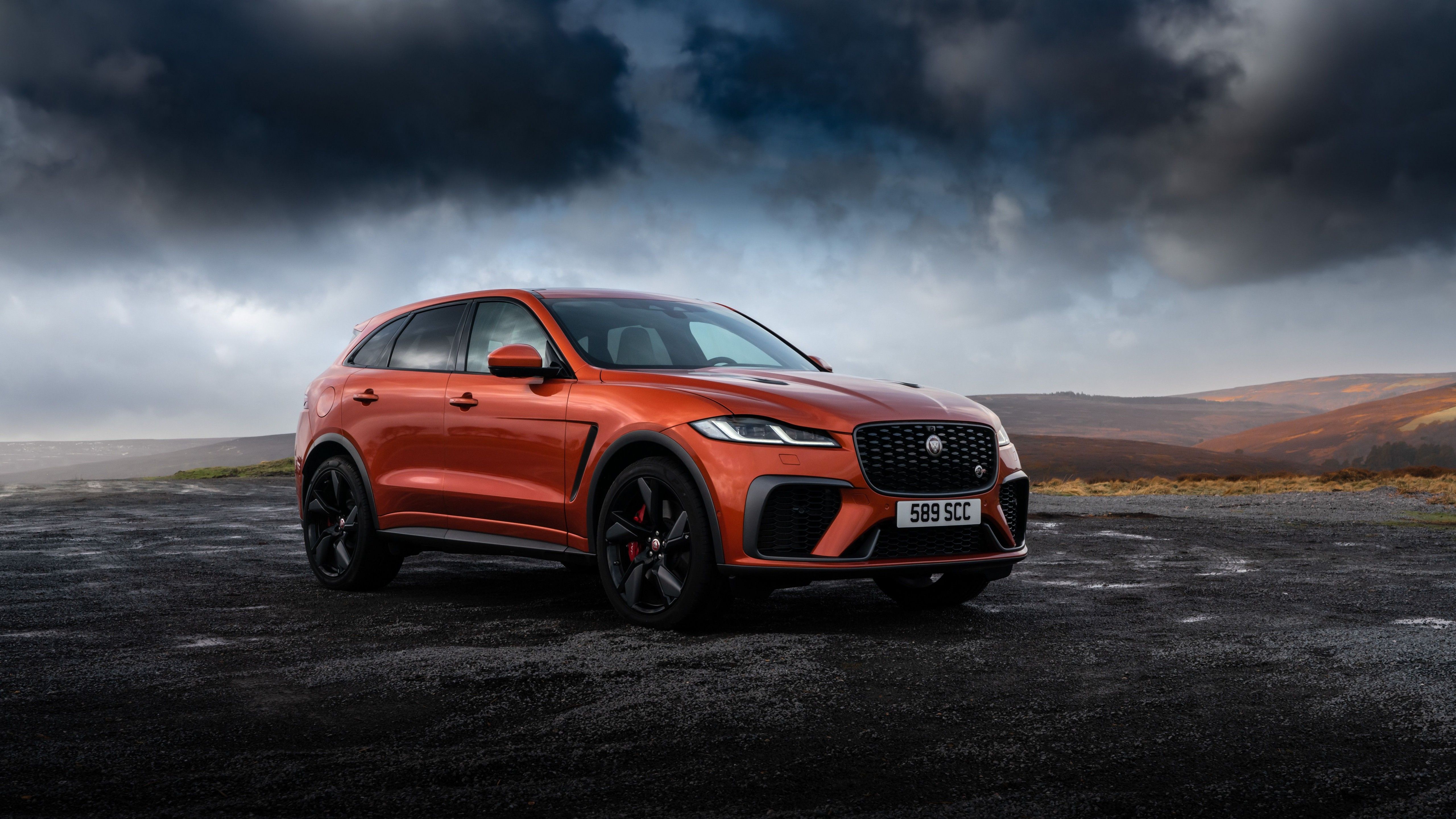 Jaguar F Pace SVR 4K Wallpaper, 2021, 5K, Cars