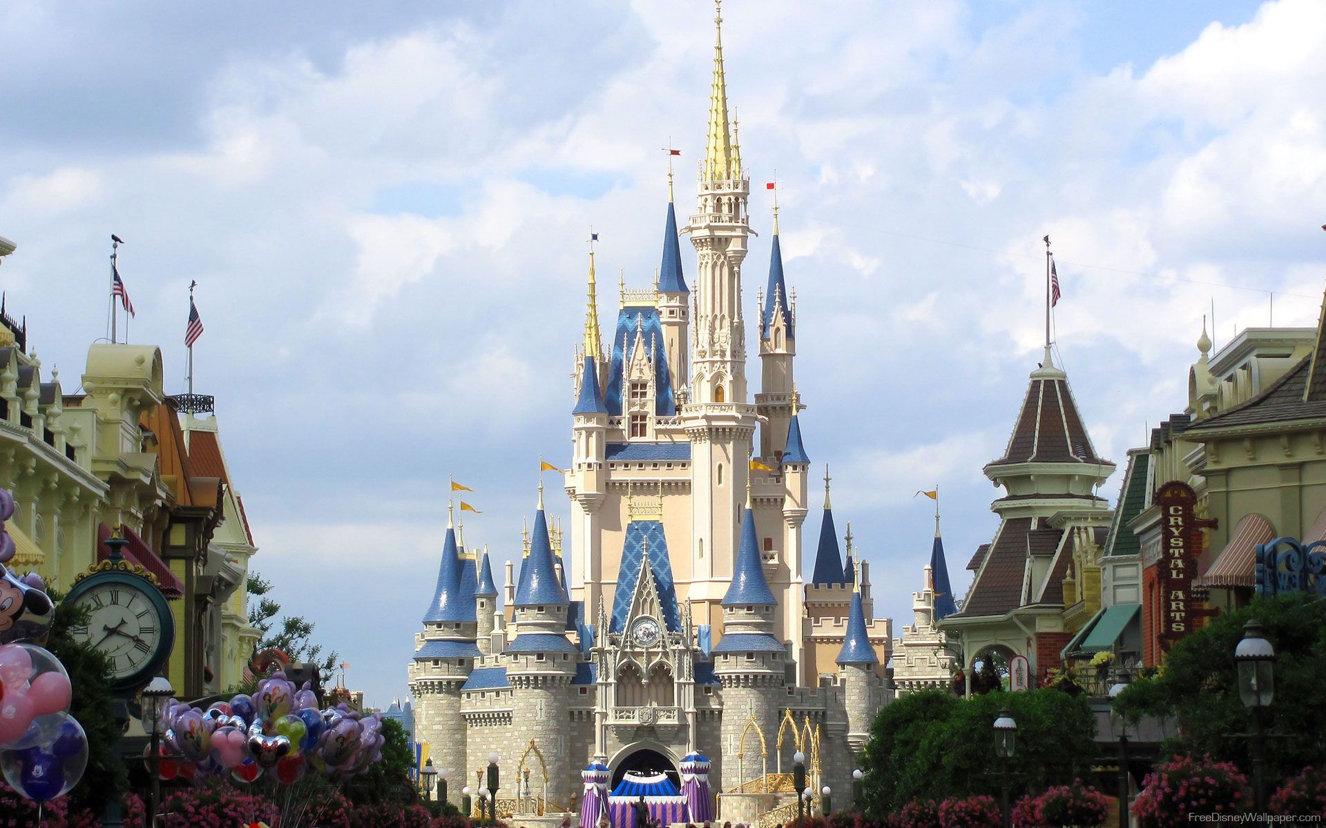 Wallpaper Disney Cinderella Castle