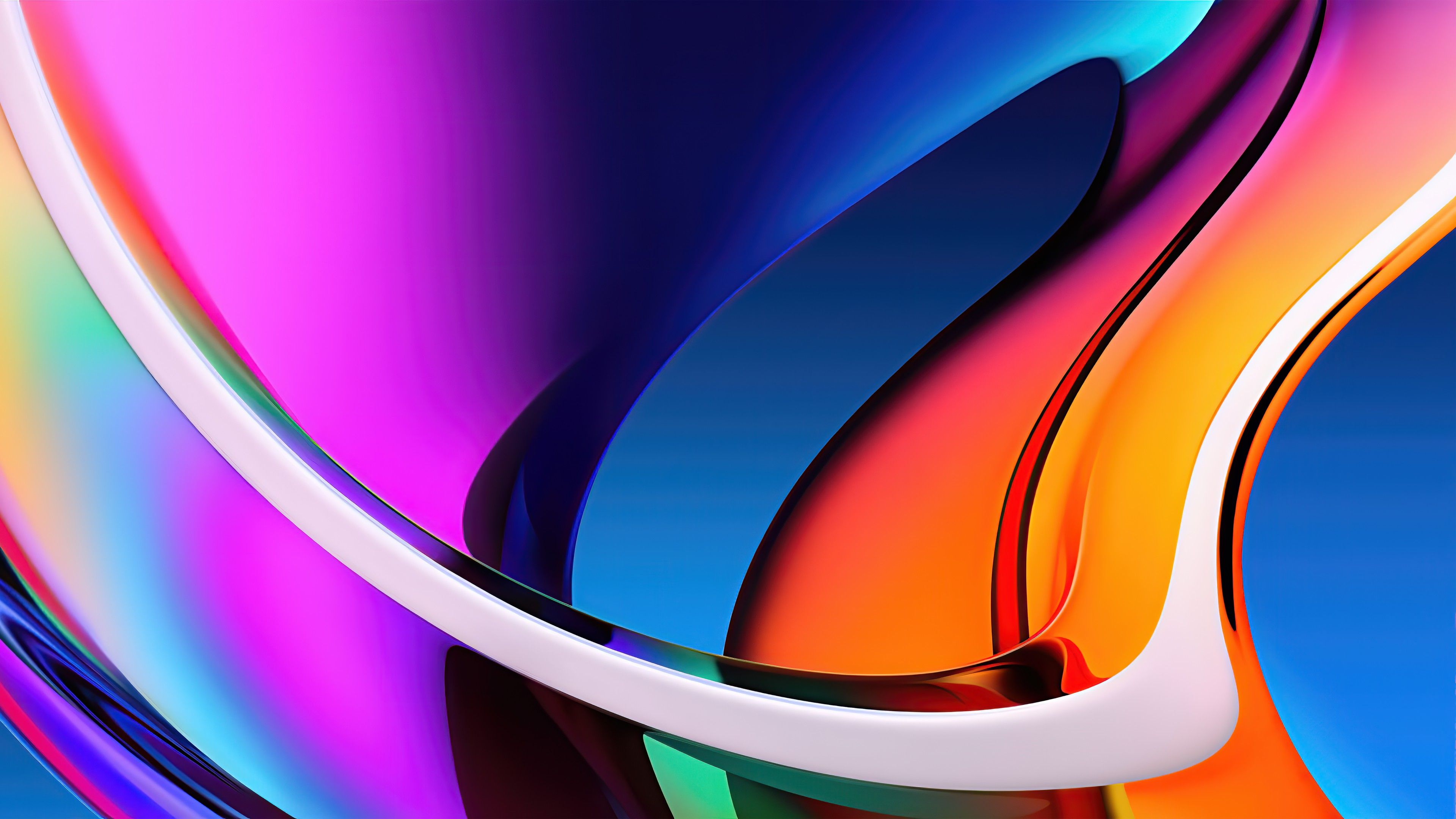 Apple iMac 4K Wallpaper, Colorful, Stock, Retina Display, Gradients, Aesthetic, 5K, 8K, Abstract