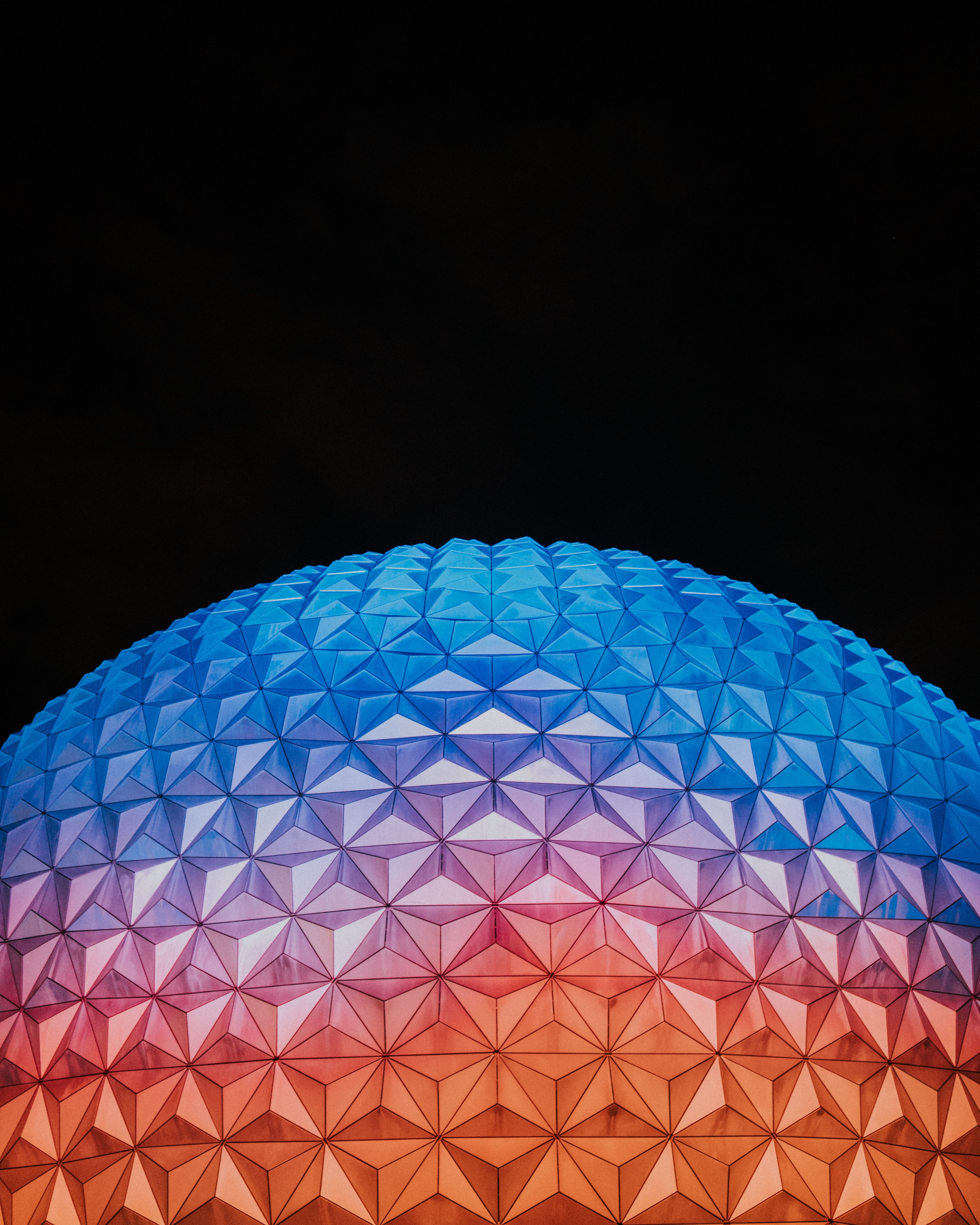 Spaceship Earth 4K Wallpaper, Epcot, Walt Disney World, Modern architecture, 5K, Abstract