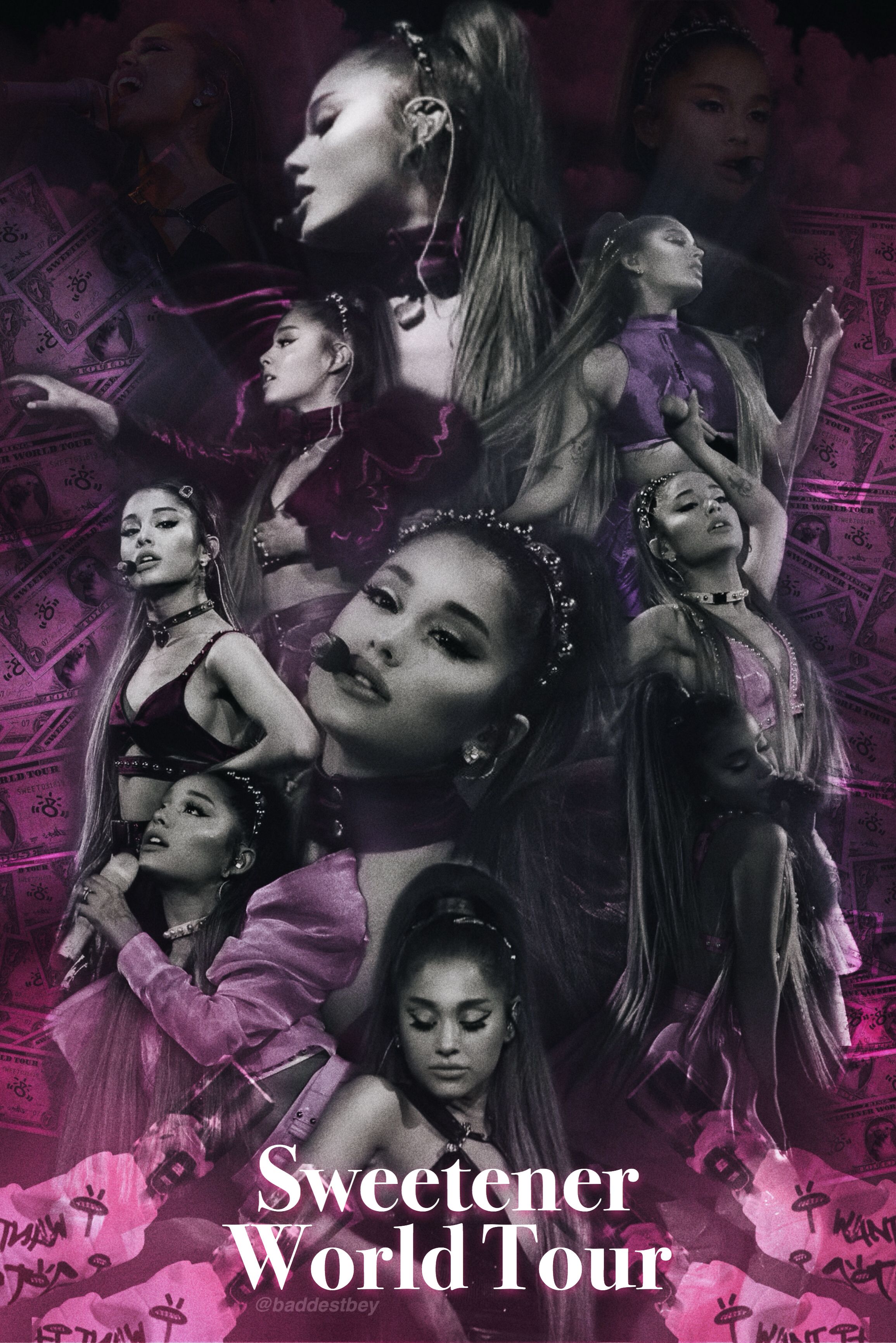 Ariana Grande Wallpaper world tour #arianagrande. Ariana grande background, Ariana grande poster, Ariana grande wallpaper