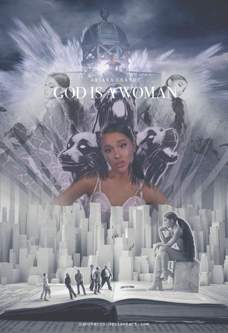 Ariana Grande is a woman (Poster ) by Panchecco. Ariana grande poster, Ariana grande album, Ariana grande songs