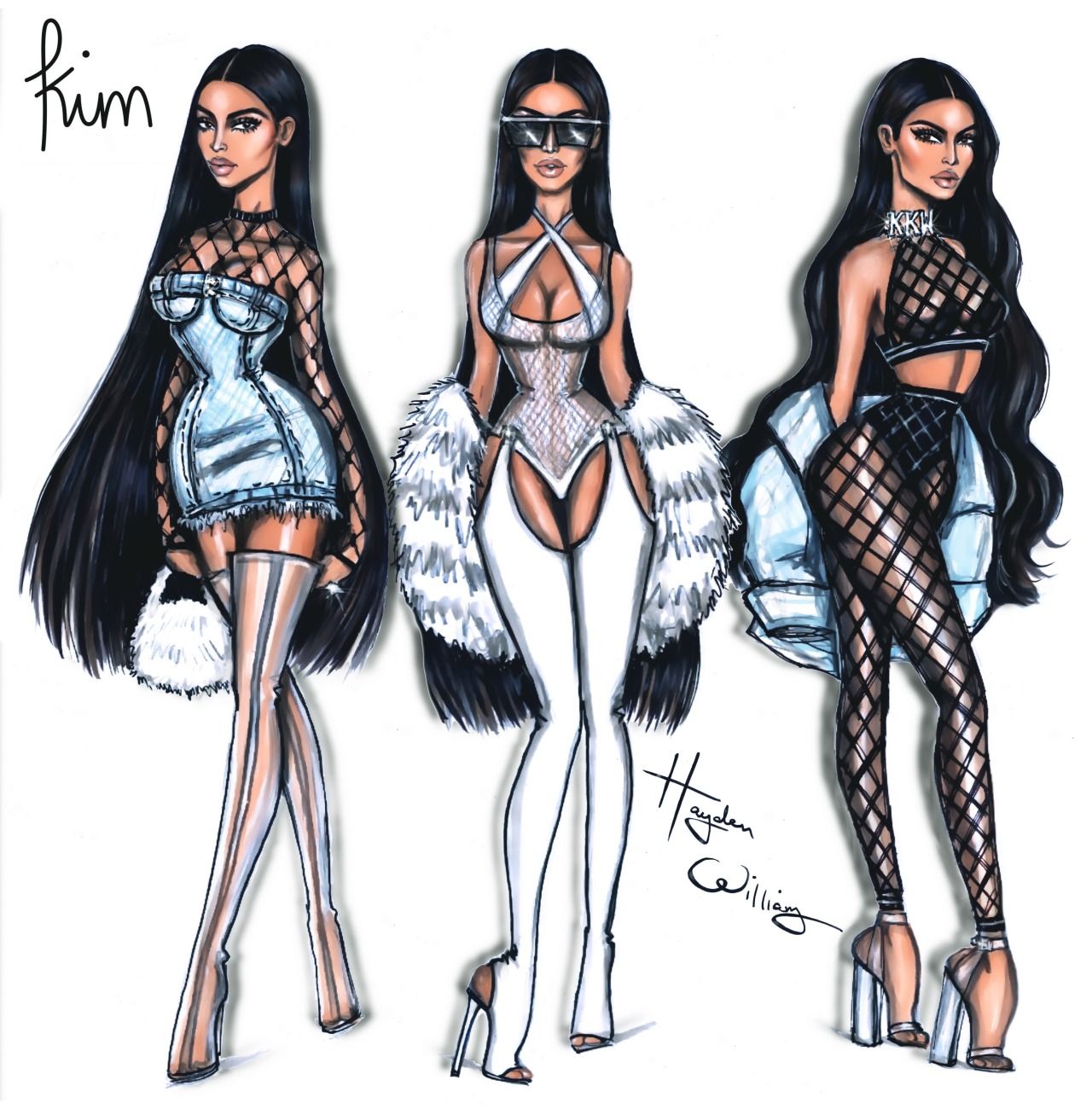 Hayden Williams Fashion Illustrations