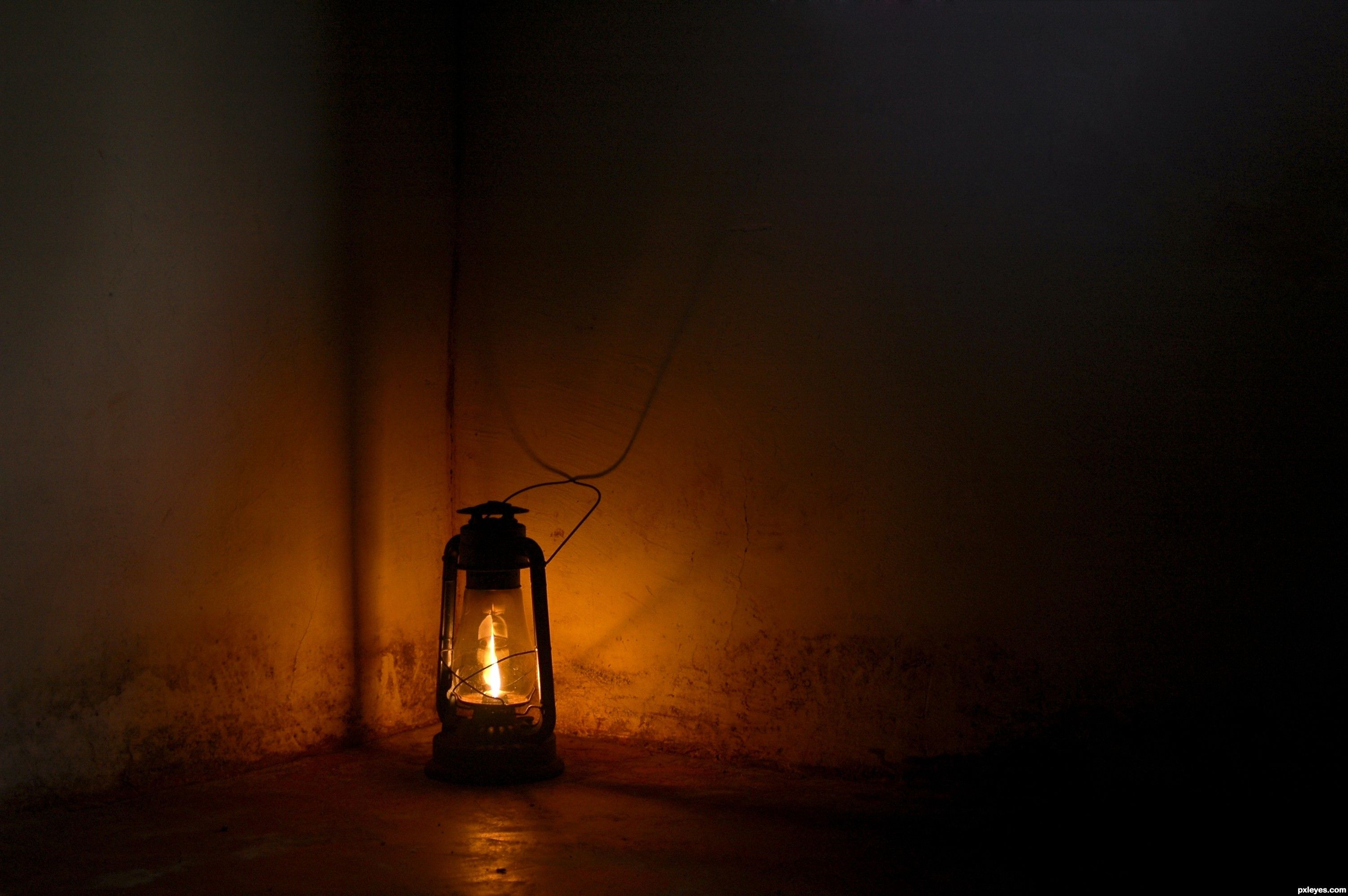 Oil Lamp Wallpaper