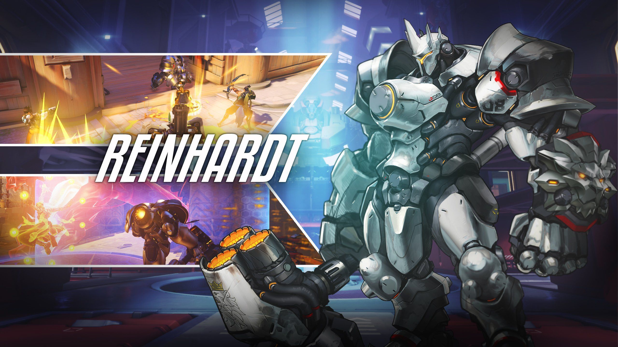 Reinhardt Overwatch 1440P Resolution HD 4k Wallpaper, Image, Background, Photo and Picture