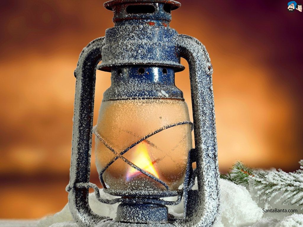 Frosty Oil Lamp