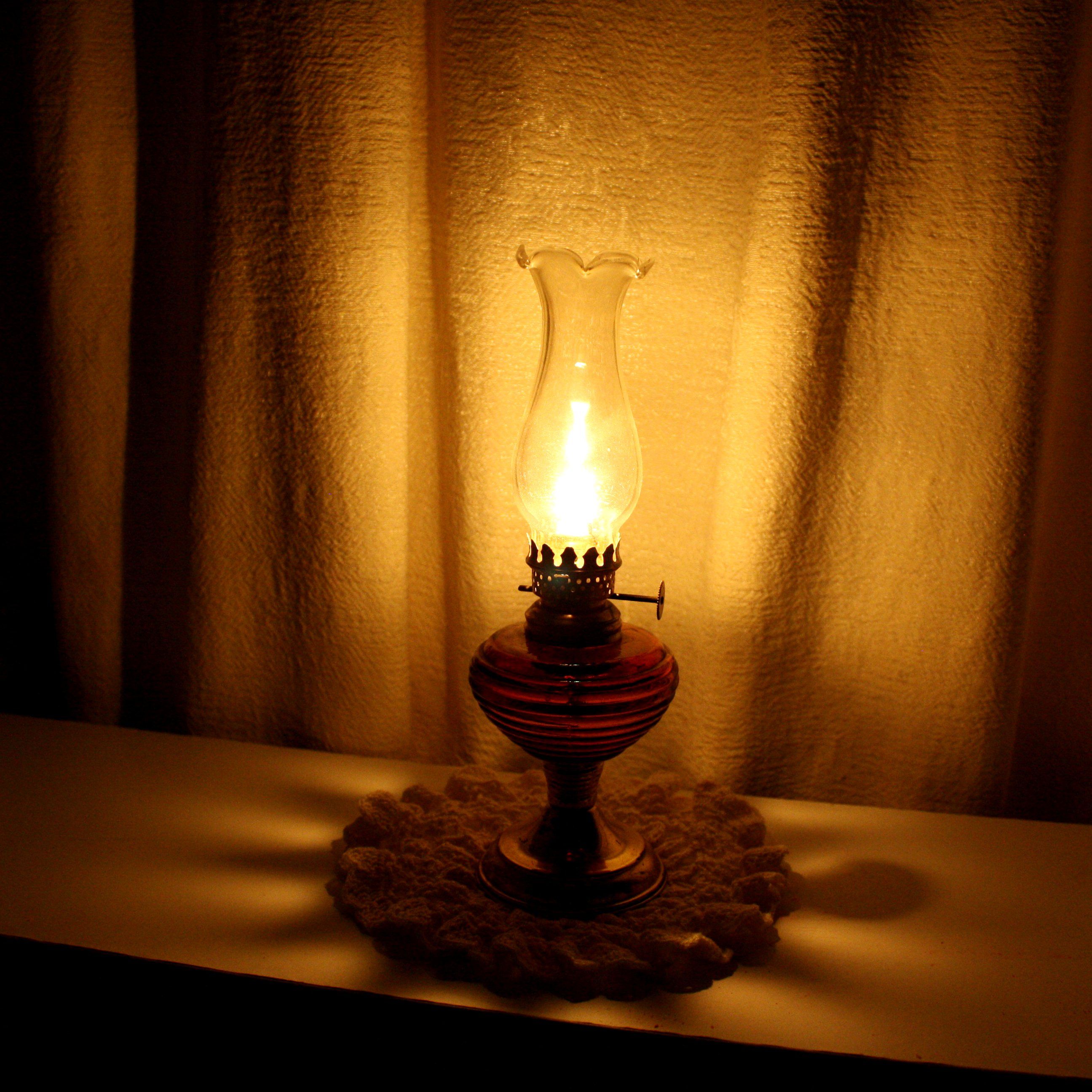 Burning Oil Lamp Picture. Free Photograph. Photo Public Domain