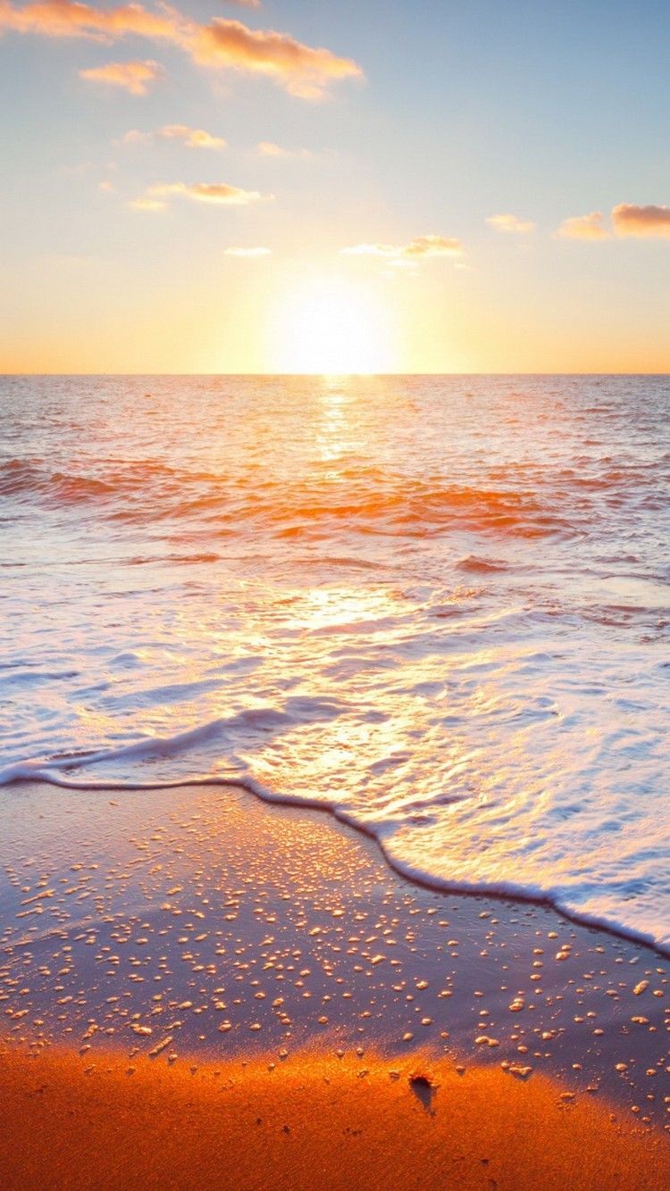 Golden Beach Sunrise Wallpaper /golden Beach Sunrise Wallpaper/. พระอาทิตย์ขึ้น, ภาพถ่ายชายหาด, รูปภาพ