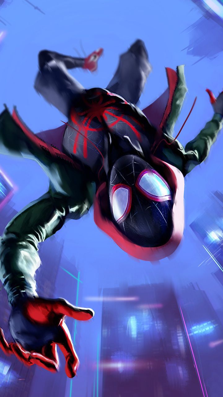 Miles Morales. Spiderman poster, Spider verse, Spiderman
