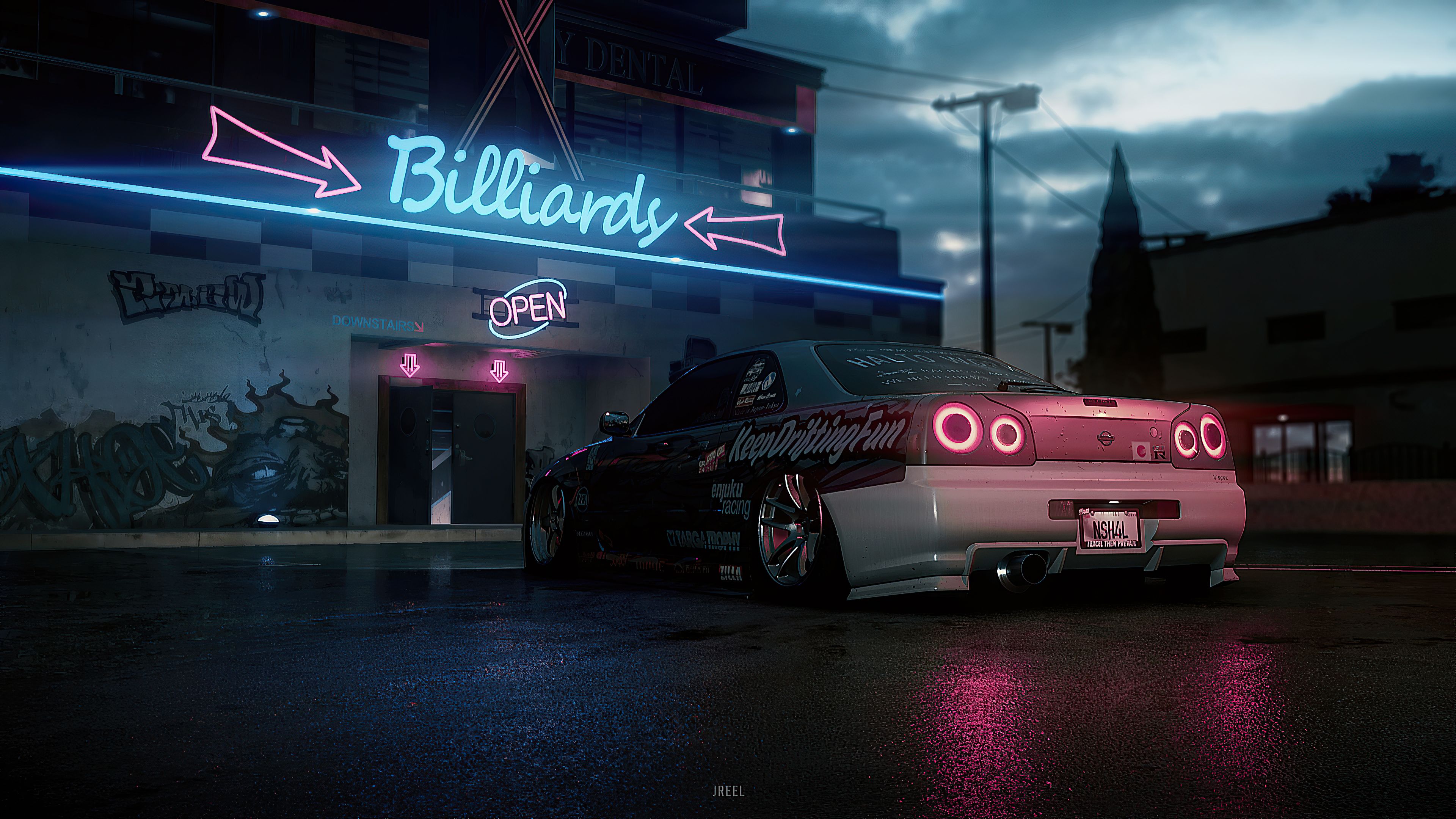 Nfs Nissan Gtr Neon Night 4k, HD Games, 4k Wallpaper, Image, Background, Photo and Picture
