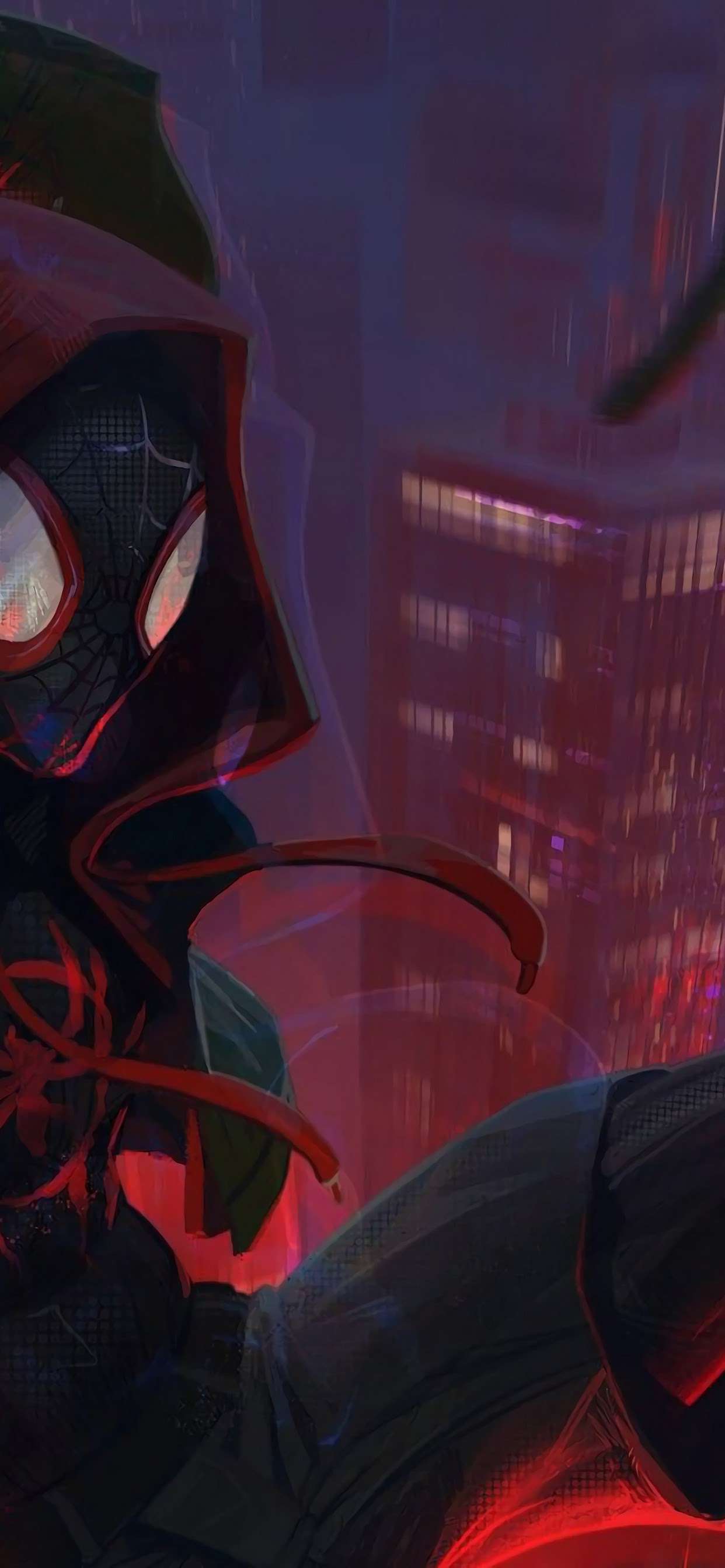 4k Ultra Spider Man Into The Spider Verse Phone Wallpaper