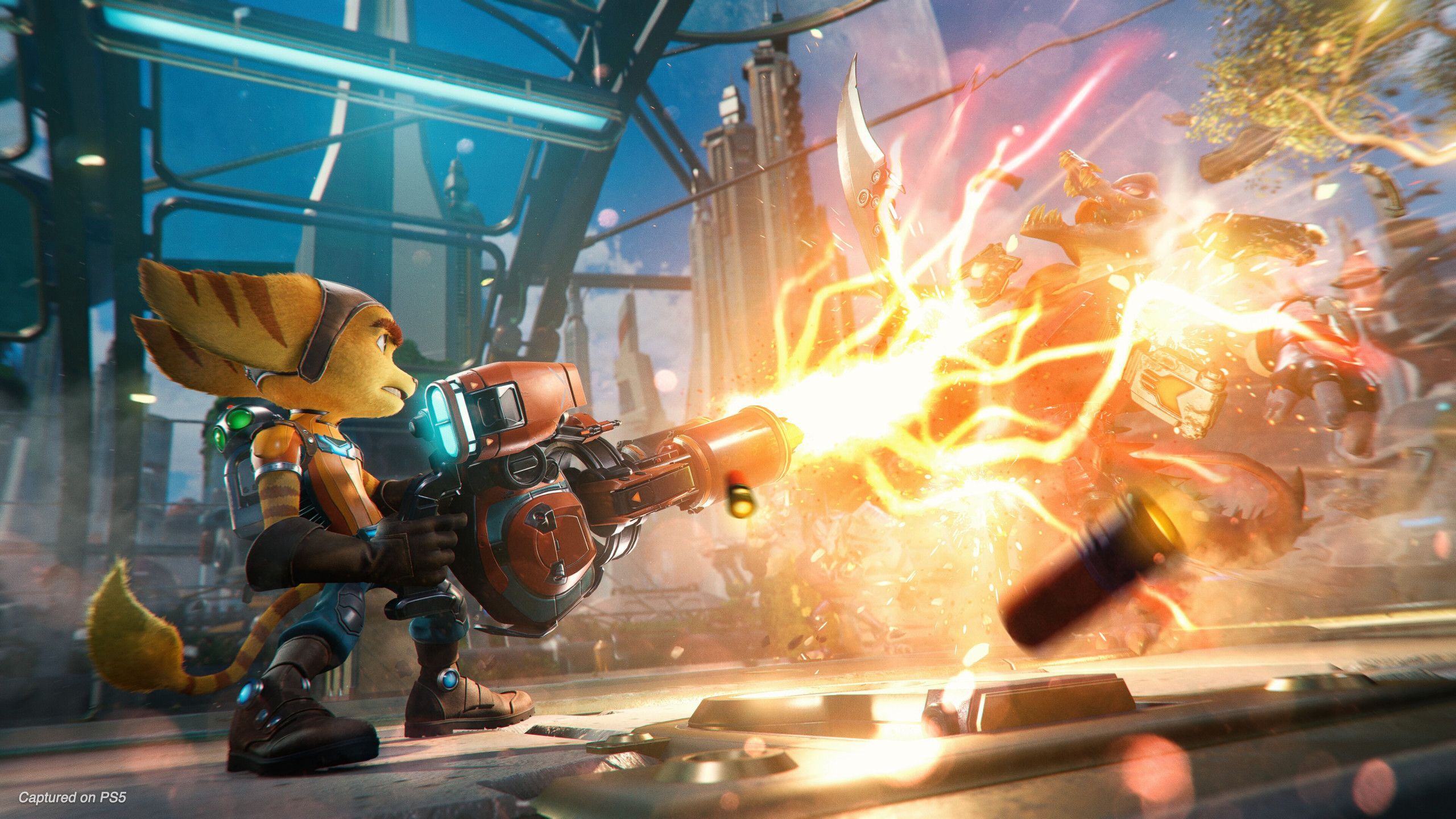 Download wallpaper: Ratchet and Clank: Rift Apart 2560x1440