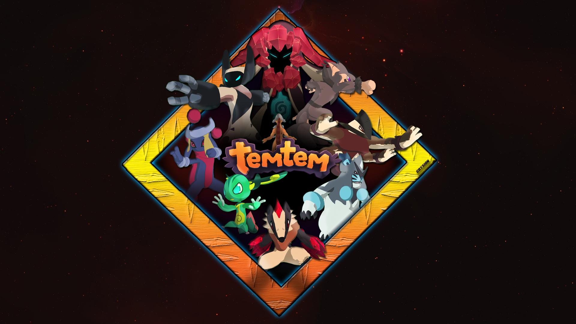 Tried To Make A Movie Like Temtem Poster Using The Ingame Models, I Hope Its Not That Bad ^^