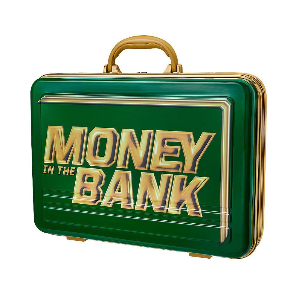 Official WWE Authentic Money In The Bank Green Commemorative Briefcase #Wrestling #WWE #WWF. Wwe money, Money in the bank, Wwe belts