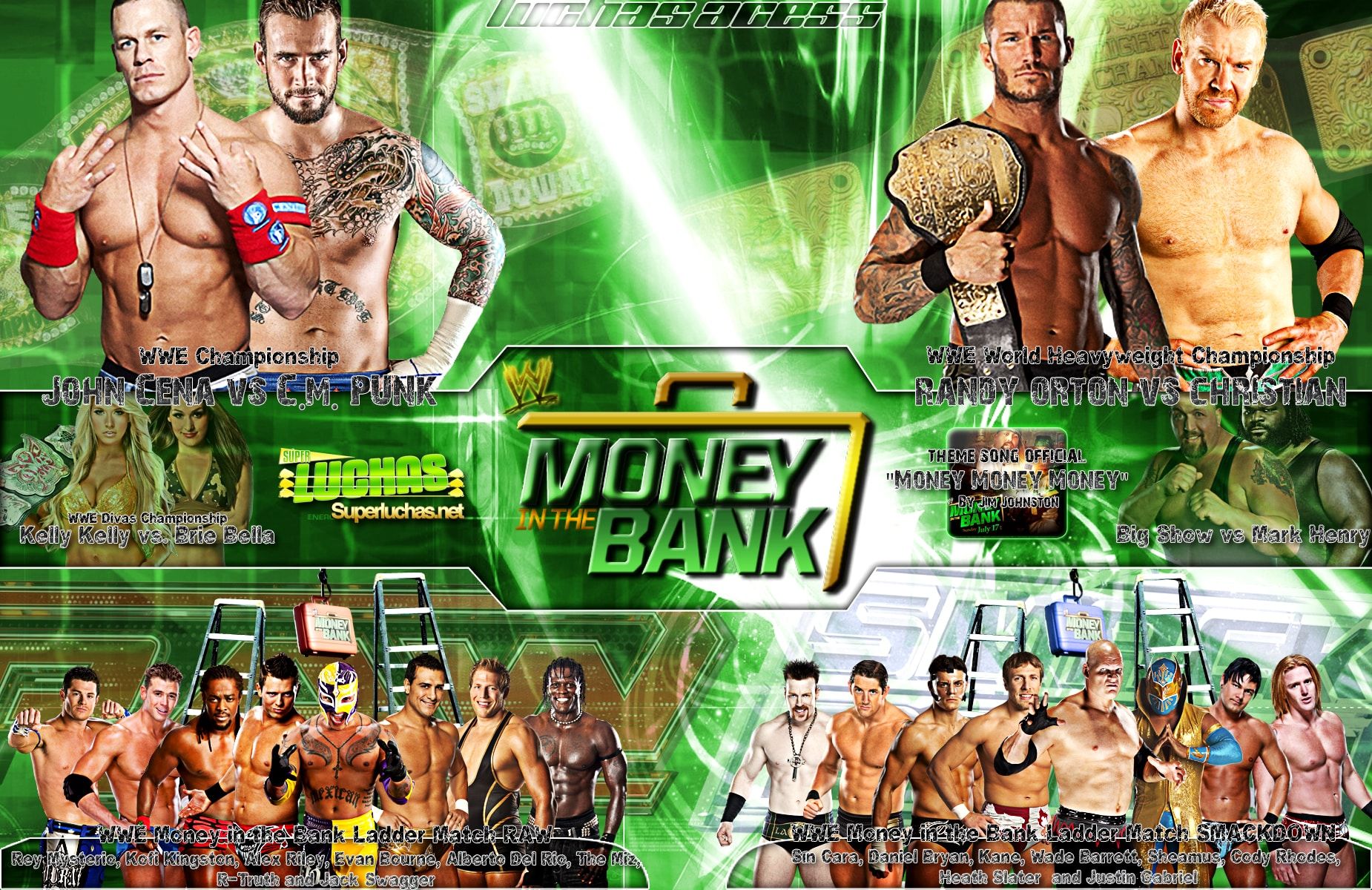 Wallpaper: PPV Poster WWE Money in the Bank 2011