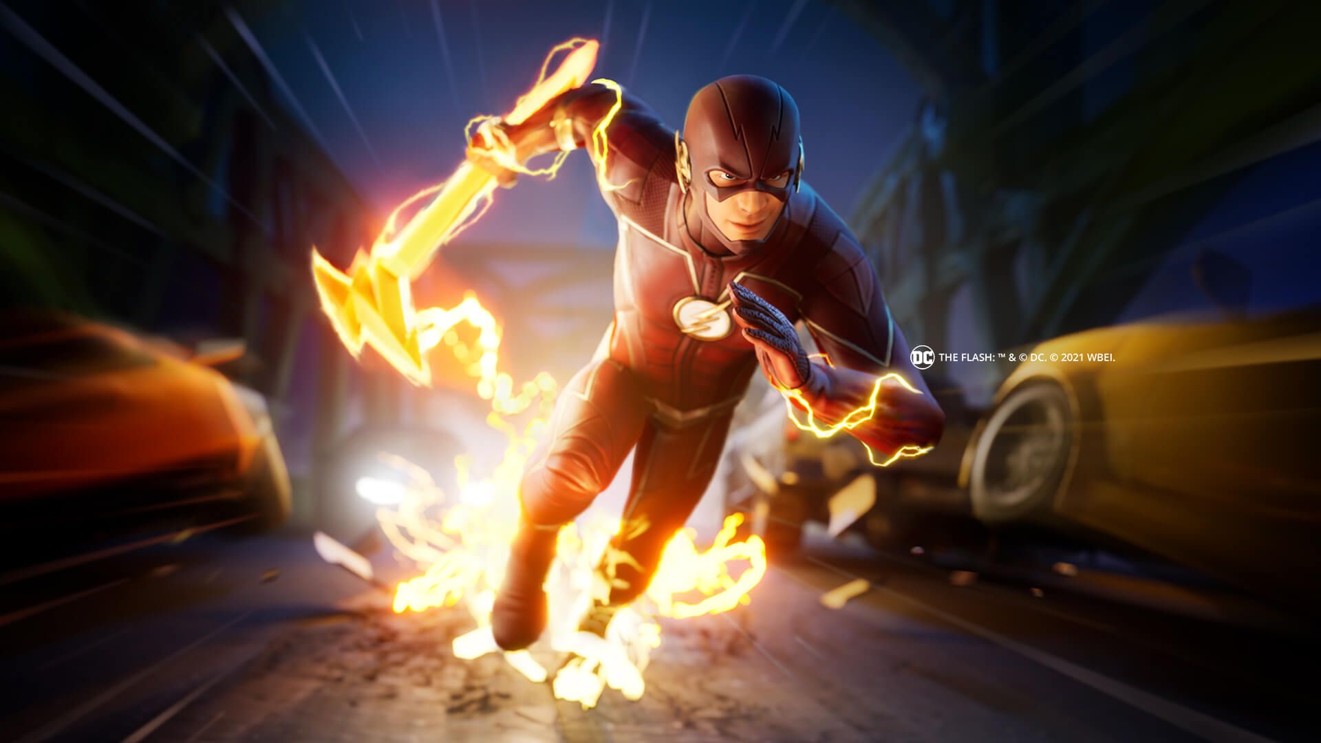 DC's The Flash Bolts into Fortnite: Unlock His Outfit + Back Bling Early by Competing in The Flash Cup!